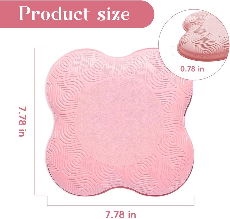 MBKHFLL 2 Packs Yoga Knee & Elbow Cushions - Extra Thick Foam for Knees, Elbows, Wrists, Hands & Head - Pilates & Kneeling Pads - Support Foam Pads for Women & Men - Image 2